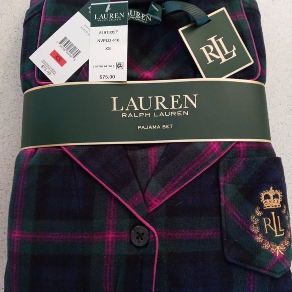 Ralph Lauren Other - Ralph Lauren Flannel Pajamas XS Multi colored plaid